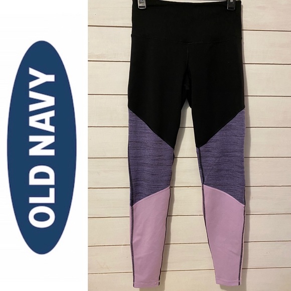 Old Navy Pants - Purple & Black Athletic Leggings